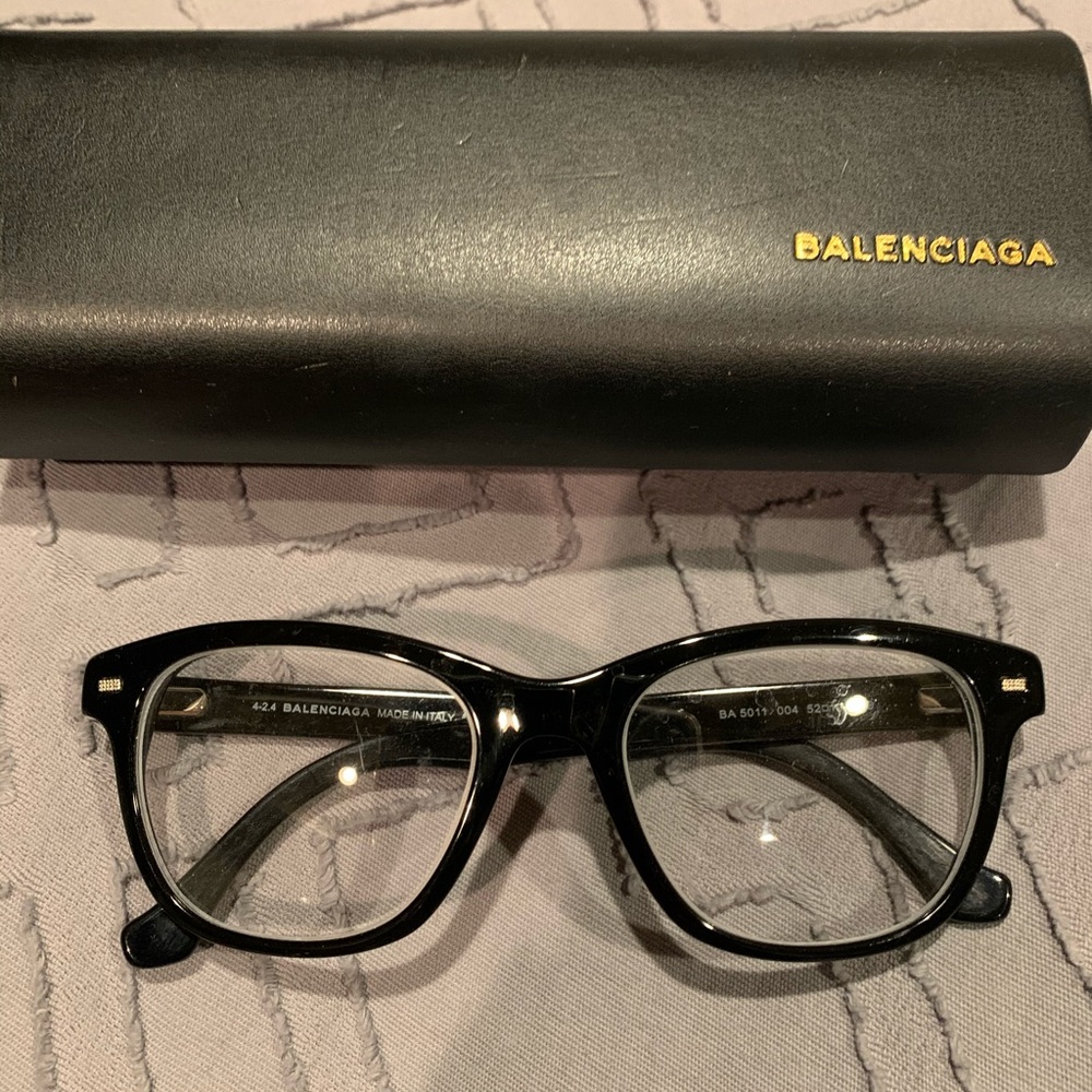 Balenciaga glasses clear